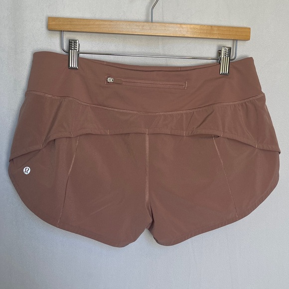 Lululemon Speed Up Short Size 8 Red in Violet Verbena 2.5" Lightweight Running - Picture 1 of 9